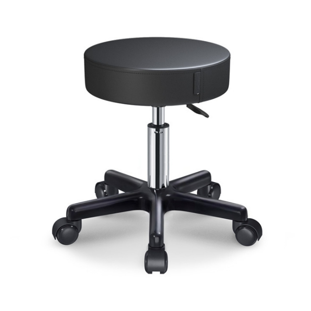 Medical Lab Chair - Kursi Roda dengan Roda Kulit PVC