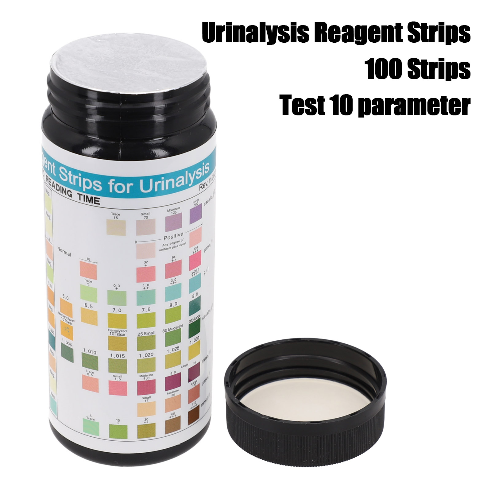 Urinalysis Reagent Strip - 100 strip URS-10T strip Urinalysis reagen