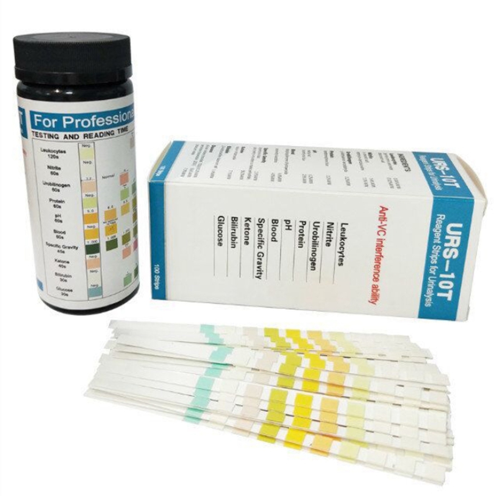 QWE-100 Strip Reagen Analisis  - Urinalysis Reagent Strip ulasan dan harga