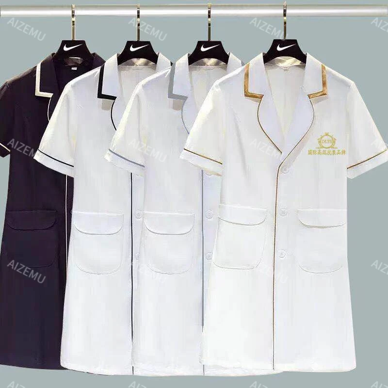 Baju spa lengan pendek wanita, - Medical Lab Management ulasan dan harga