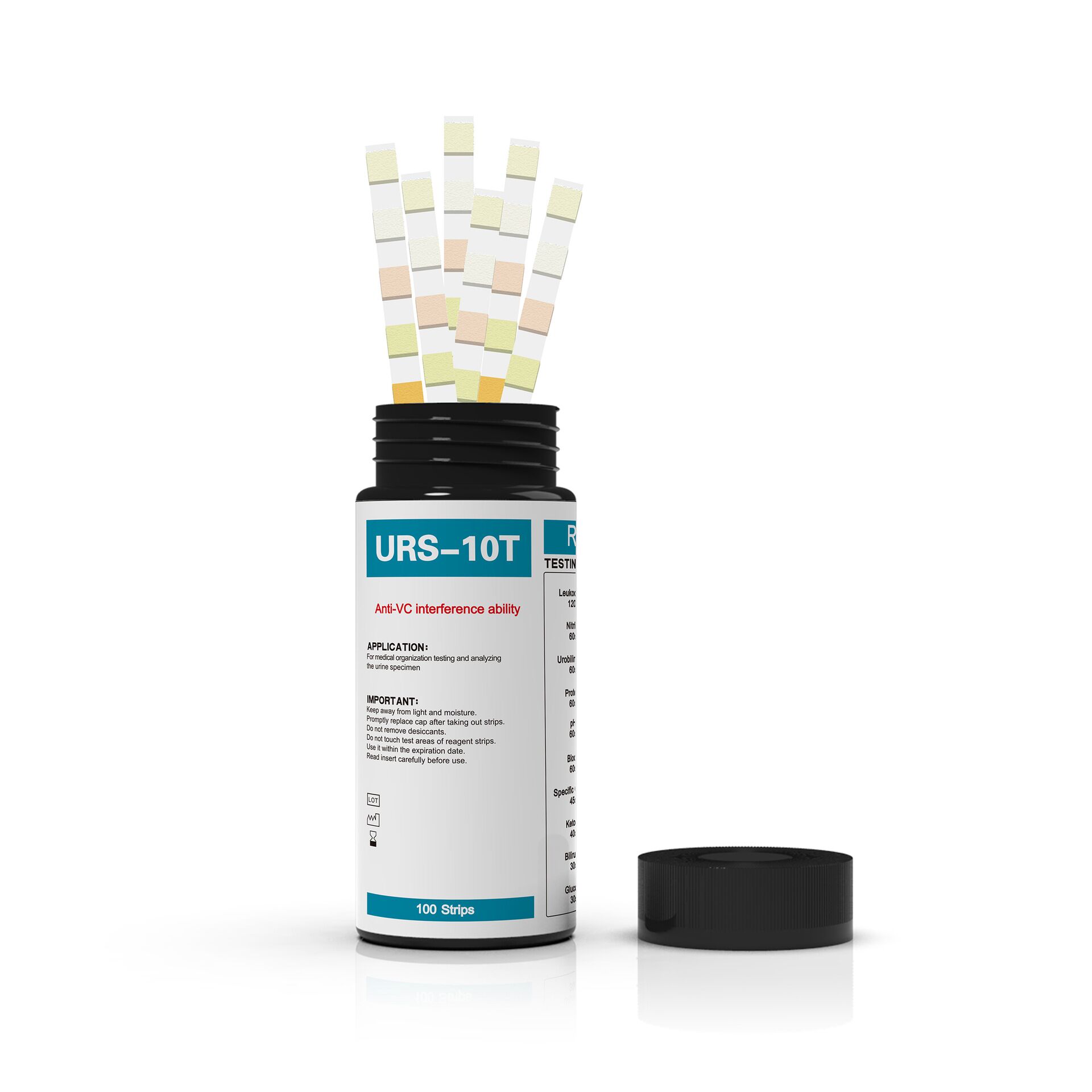 URS-10T strip tes urin 10 para - Urinalysis Reagent Strip ulasan dan harga