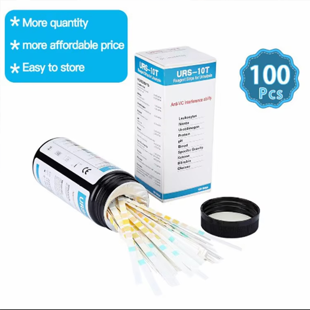 100 Strip URS-10T Strip Tes Ur - Urinalysis Reagent Strip ulasan dan harga