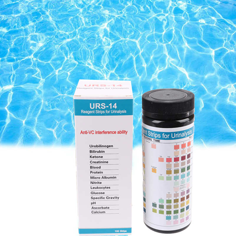 URS-14 100strip kertas tes rea - Urinalysis Reagent Strip ulasan dan harga