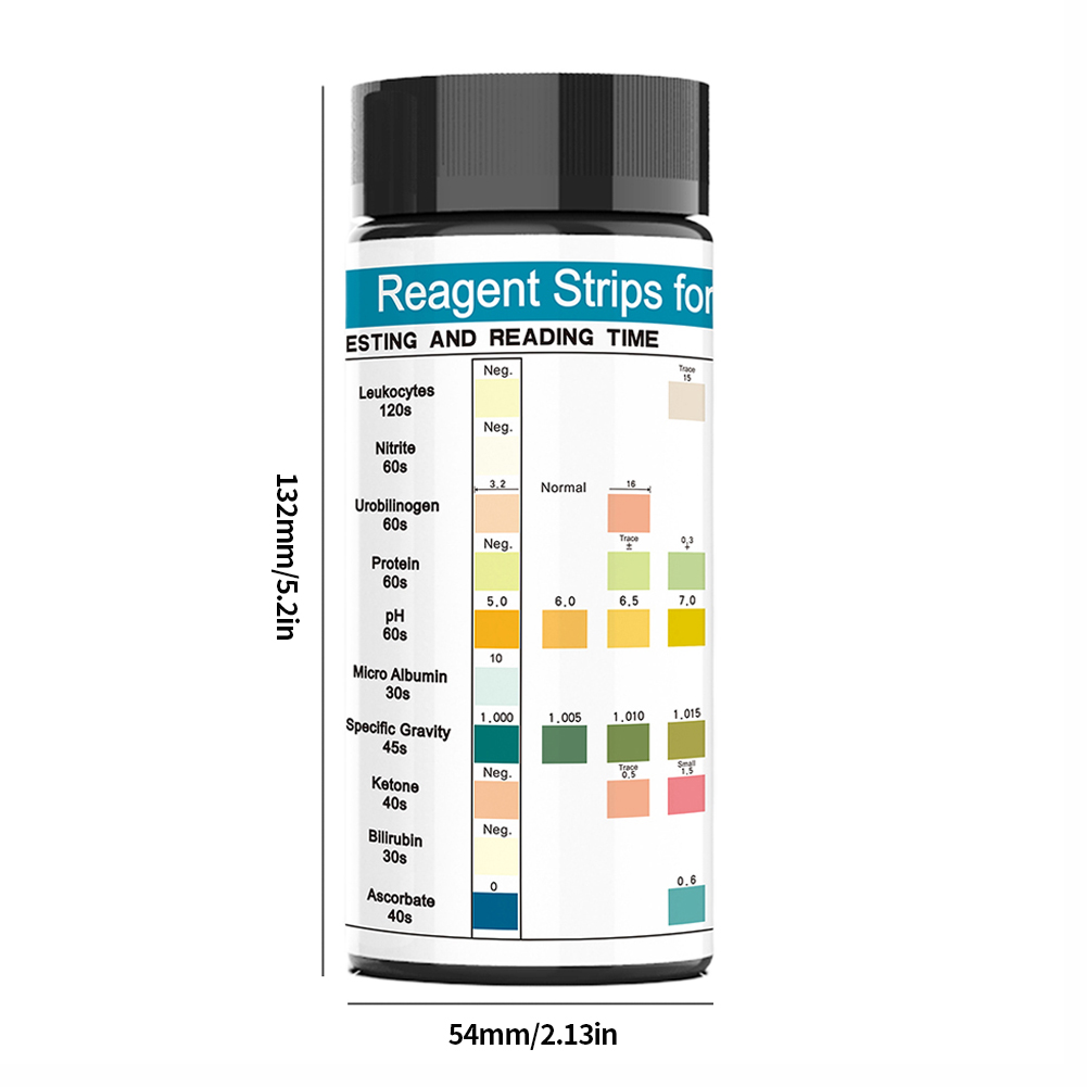 100 Strip Strip tes urin 10 pa - Urinalysis Reagent Strip ulasan dan harga
