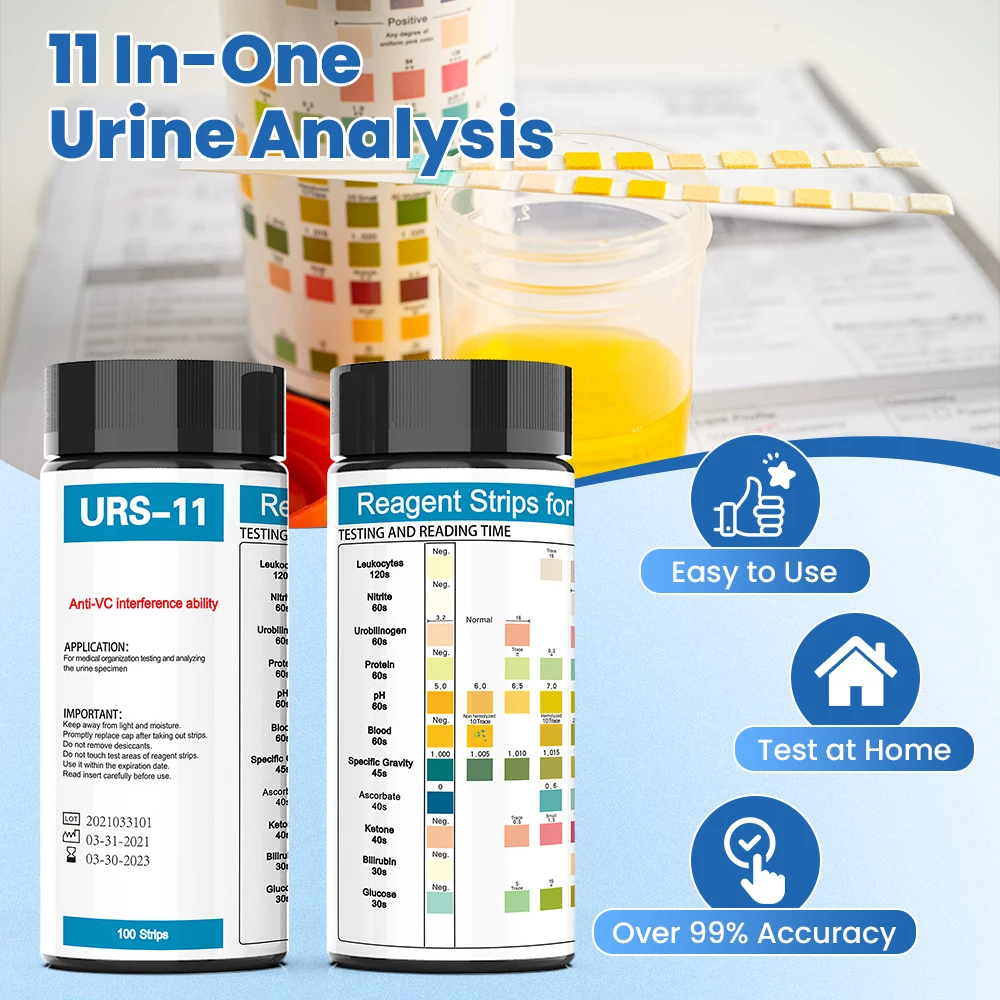 Dokter Hewan Manusia 10/11/12/ - Urinalysis Reagent Strip ulasan dan harga
