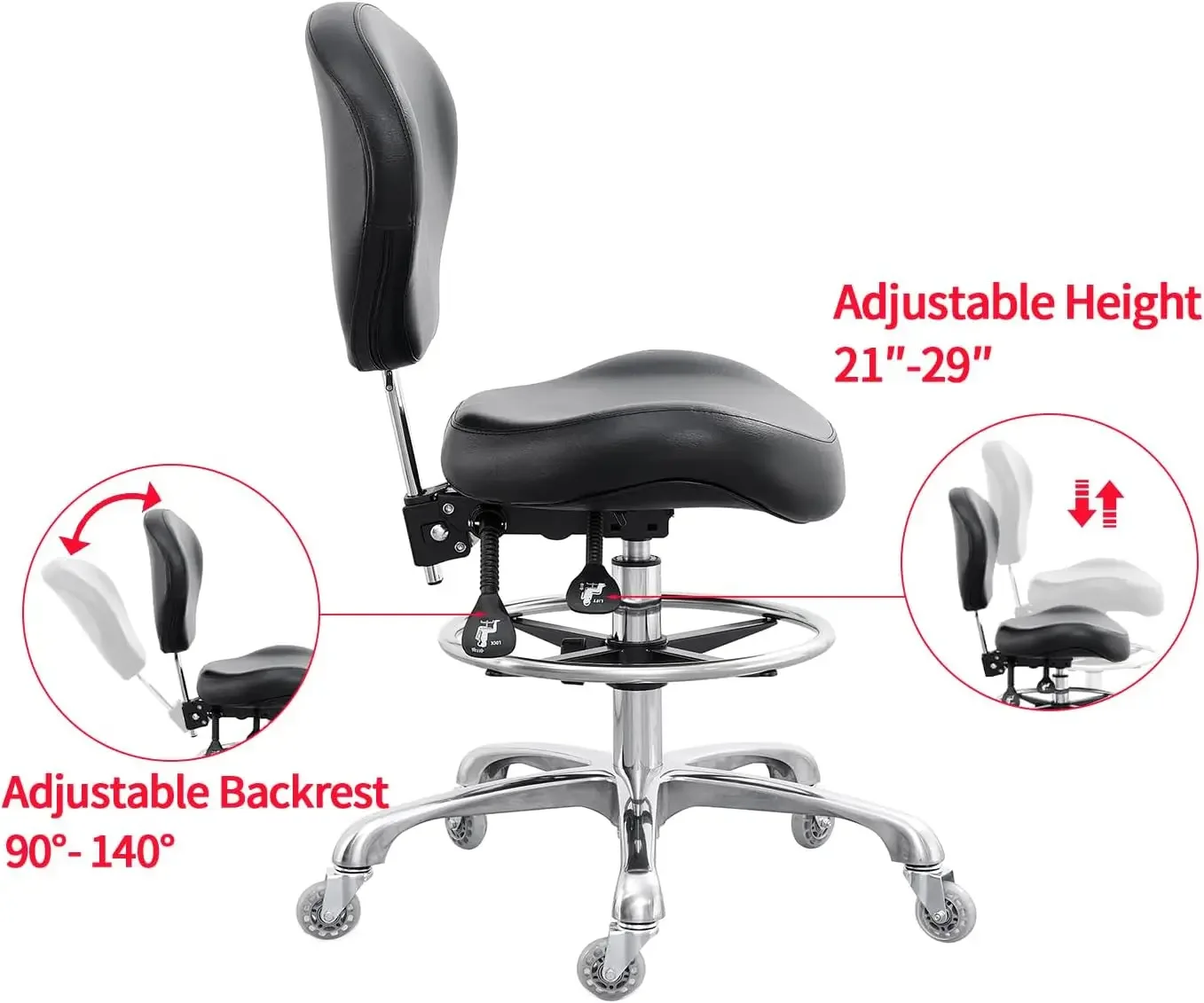 Kursi Drafting yang Dapat Dise - Medical Lab Chair ulasan dan harga